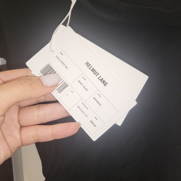 11. NWT HELMUT LANG Ruched Mini Dress Size Small - Picture 6 of 7